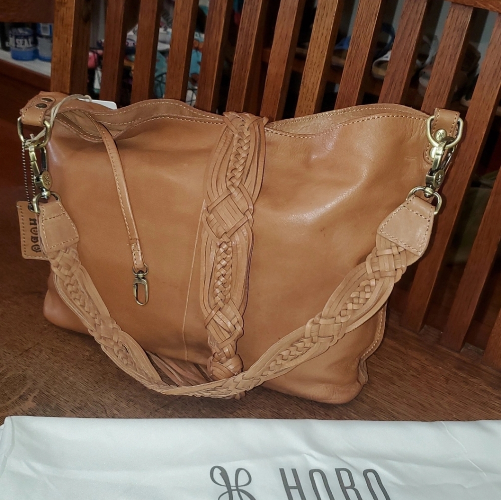 HOBO Brown Leather Women's Hobo Bag - Picture 4 of 6